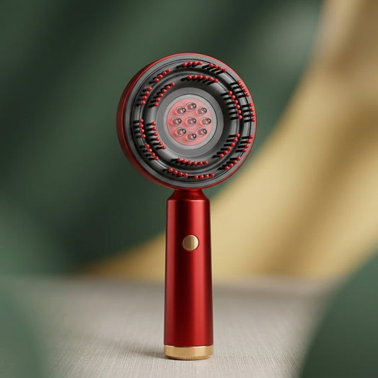 Electric Scalp Massage Comb Gift Set with 3 Modes and Waterproof Design