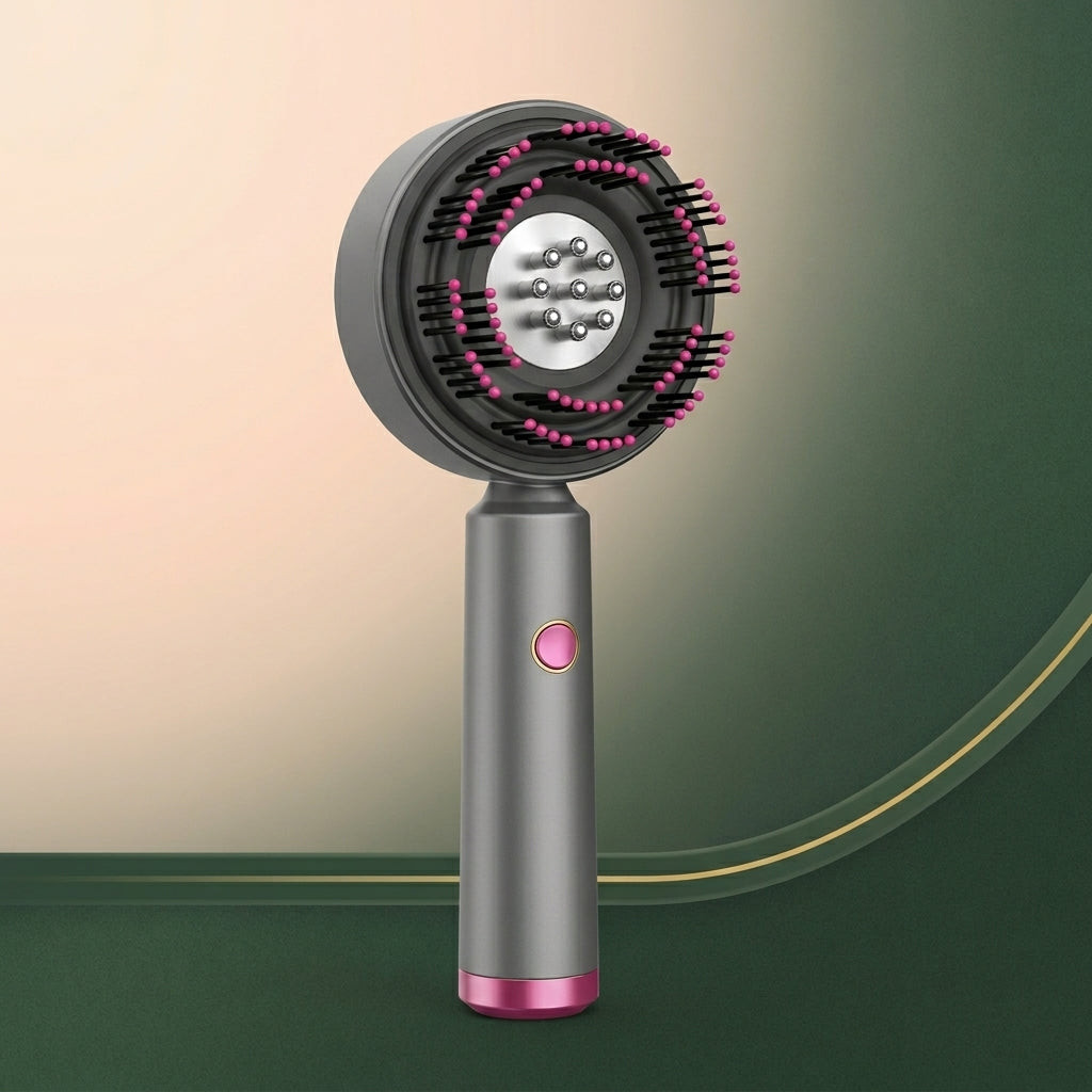 Electric Scalp Massage Comb Gift Set with 3 Modes and Waterproof Design