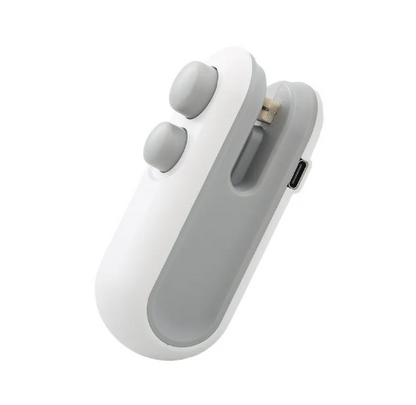 Mini Bag Heat Sealer and Cutter with USB-C Rechargeable Design