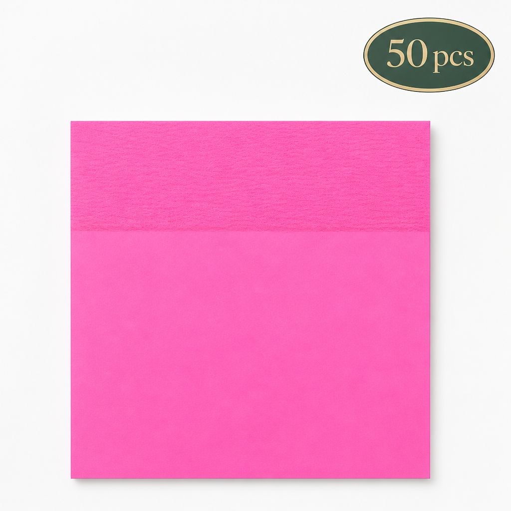 Glitter See-Through Sticky Notes Gift Set in 5 Fun Colors
