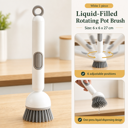 Versatile Soap Dispensing Dish Brush - Perfect Housewarming Gift