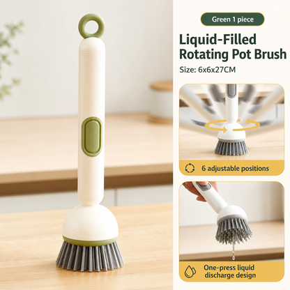 Versatile Soap Dispensing Dish Brush - Perfect Housewarming Gift