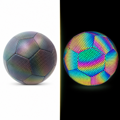 Reflective Holographic Soccer Ball – Durable All-Surface Training Football