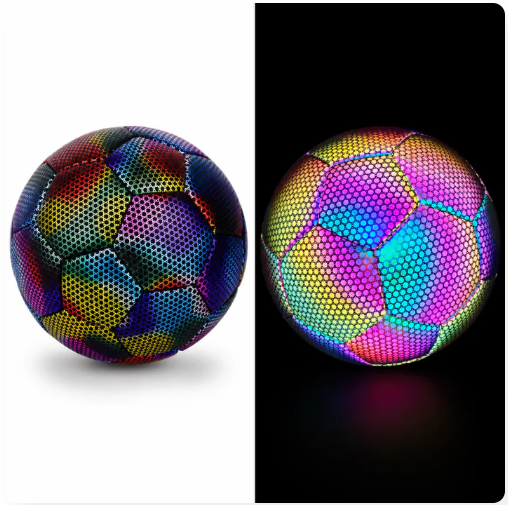 Reflective Rainbow Soccer Ball – The Ultimate Wow Gift for Kids