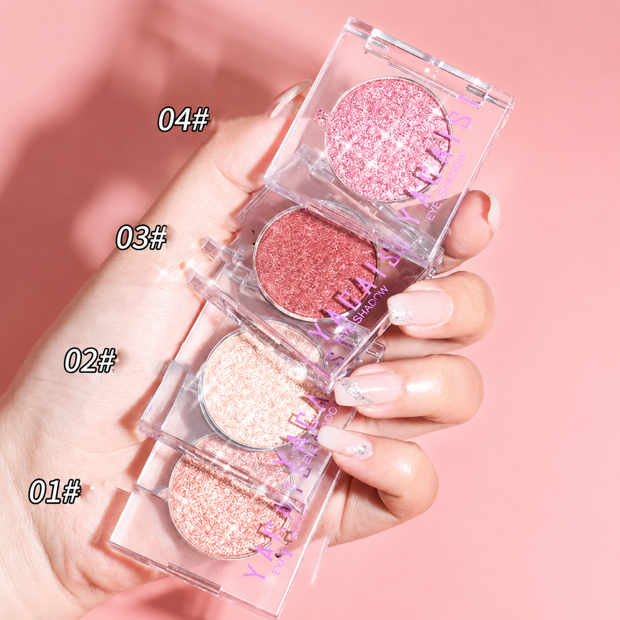 Long-Lasting Shimmer Eyeshadow Powder for Effortless Everyday Makeup
