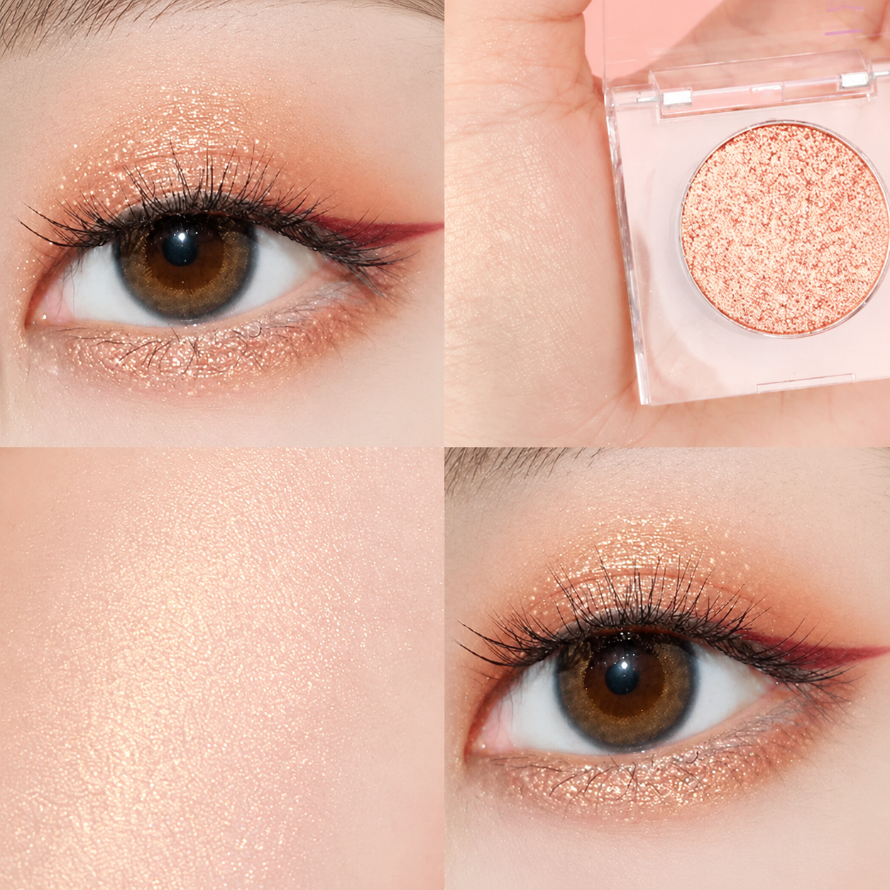Long-Lasting Shimmer Eyeshadow Powder for Effortless Everyday Makeup