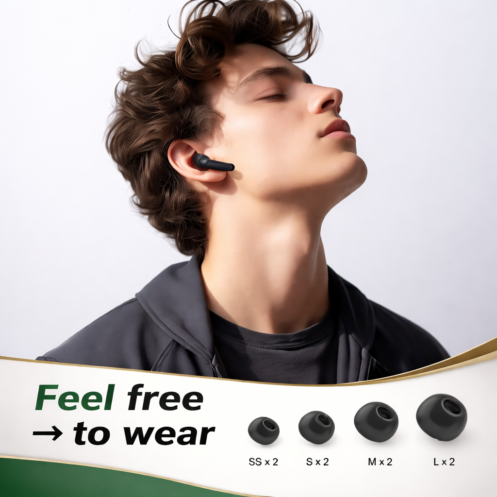 Wireless Bluetooth Earbuds Gift Set with Charging Case and 6 Color Choices