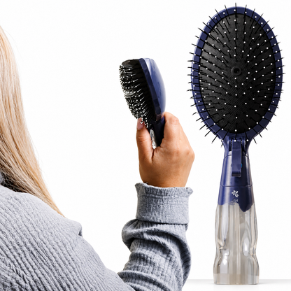 Misting Hair Brush for Effortless Confidence with No-Tangle Bristles, Wet & Dry