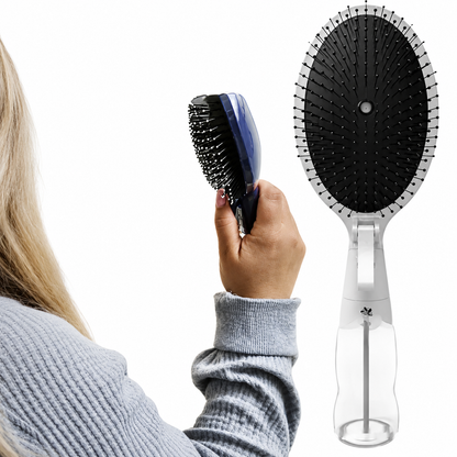 Misting Hair Brush for Effortless Confidence with No-Tangle Bristles, Wet & Dry