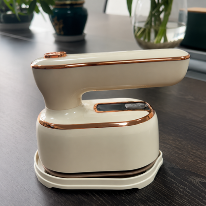 Mini Steamer Iron Gift Set with LCD Display for Travelers and New Homes
