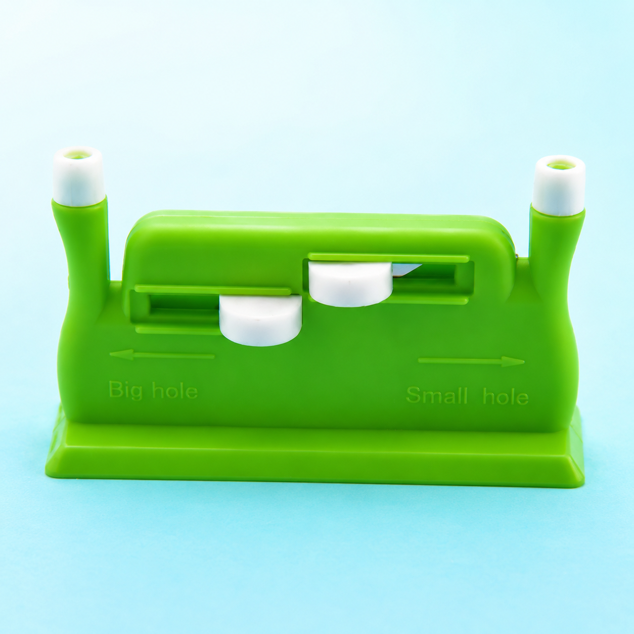 Easy Needle Threader Tool with Double Hole Design for Small Eye Needles
