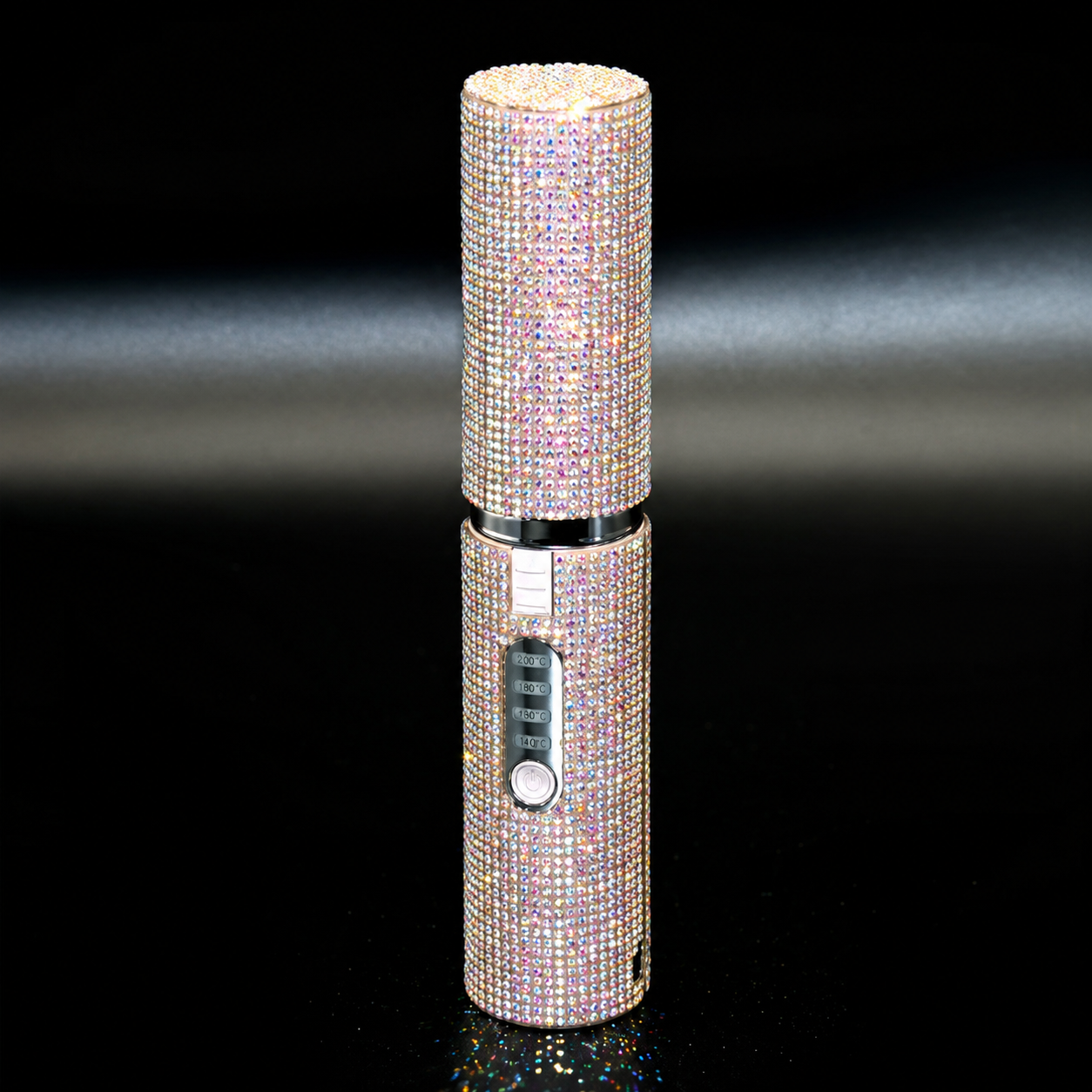 Rhinestone Cordless Hair Straightener for Confident, Frizz-Free Everyday Styling