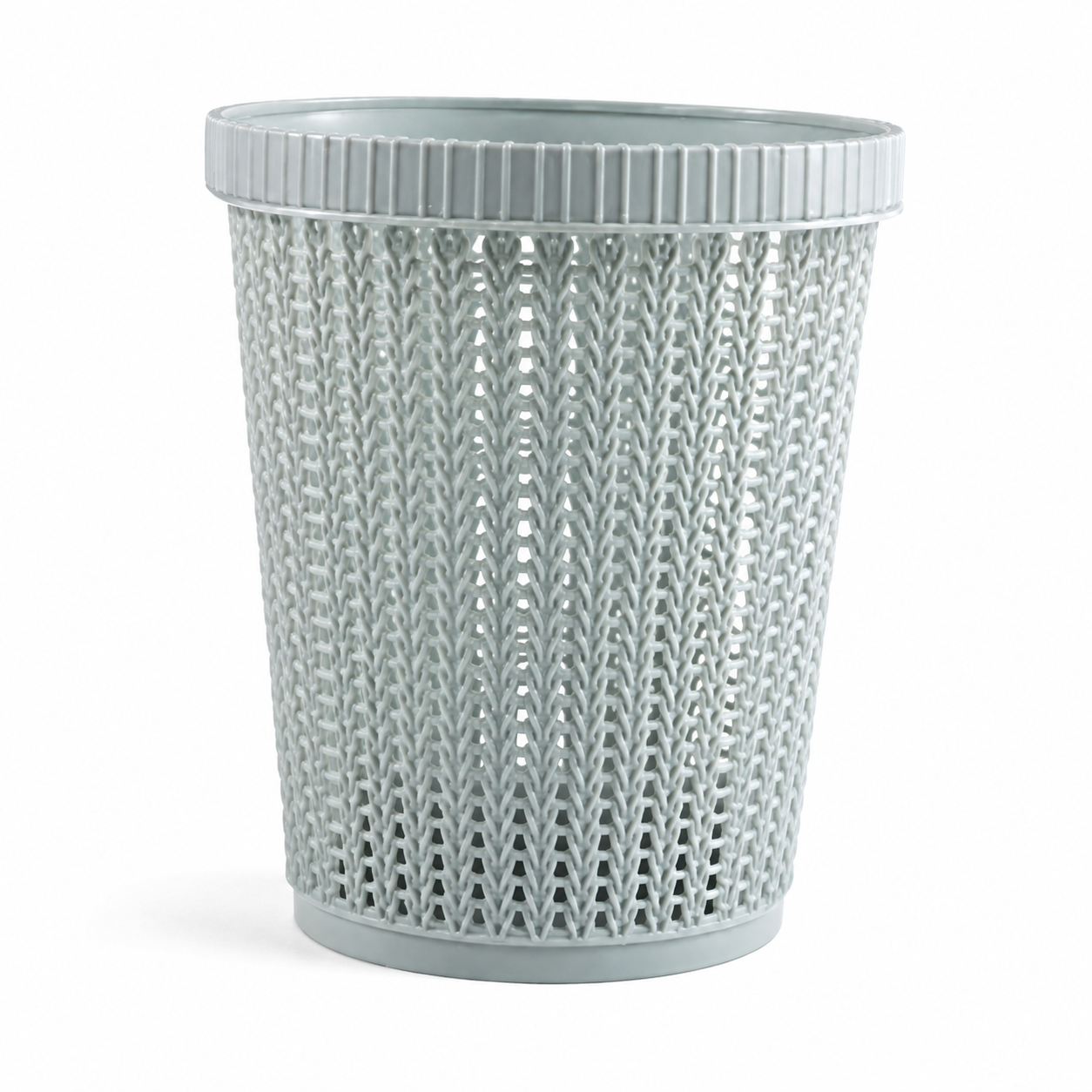 Easy Bag-Change Kitchen Trash Can with Built-In Garbage Bag Roll Storage