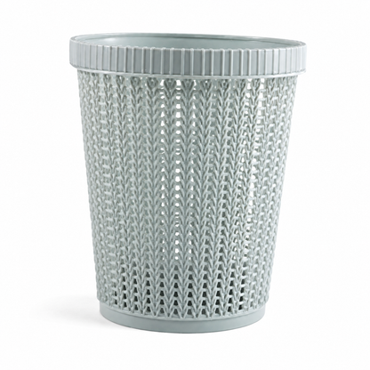 Easy Bag-Change Kitchen Trash Can with Built-In Garbage Bag Roll Storage