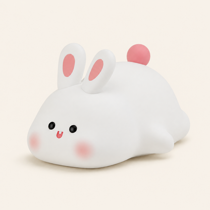 Soft Silicone Bunny Night Light for a Warm and Playful Bedside
