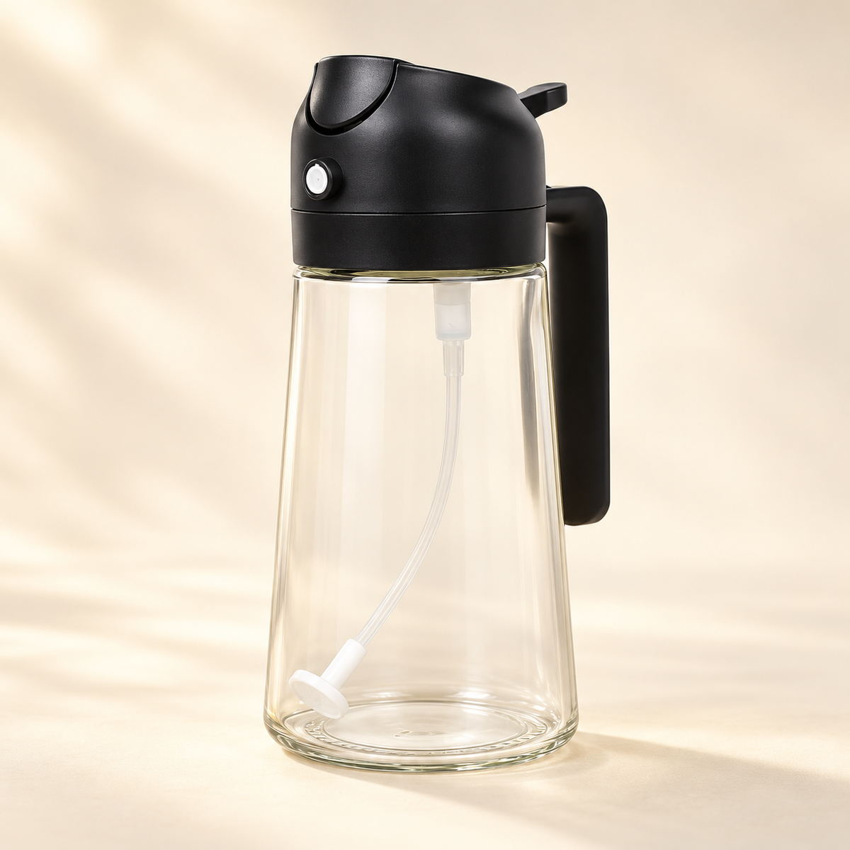 470ml Glass Oil Spray and Pour Bottle for Your Kitchen Routine