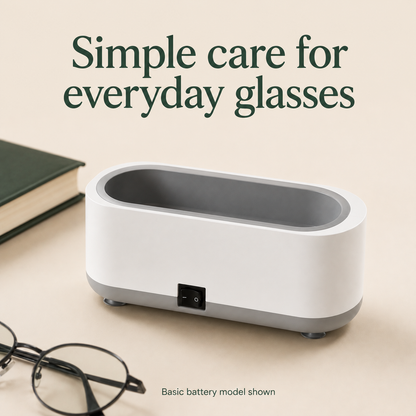 Compact Glasses Cleaning Machine for Simple Everyday Care