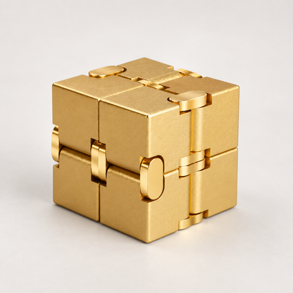 Metal Infinity Cube – Enjoy a Little Hands-On Folding Ritual