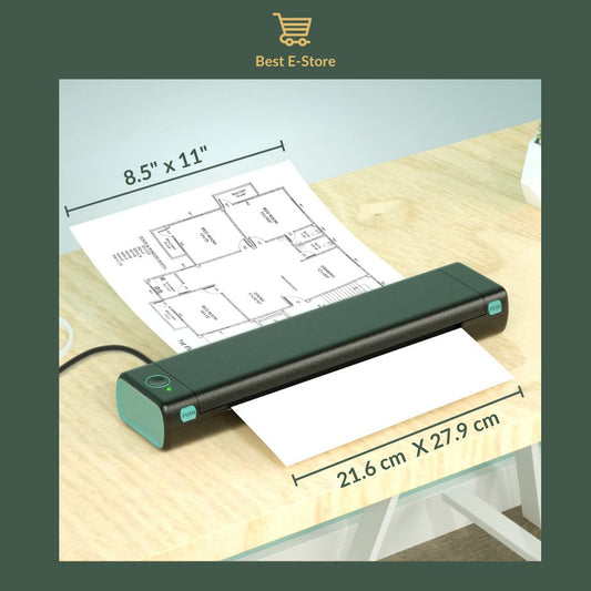 Portable EcoPrint Solution: Inkless Bluetooth Printer